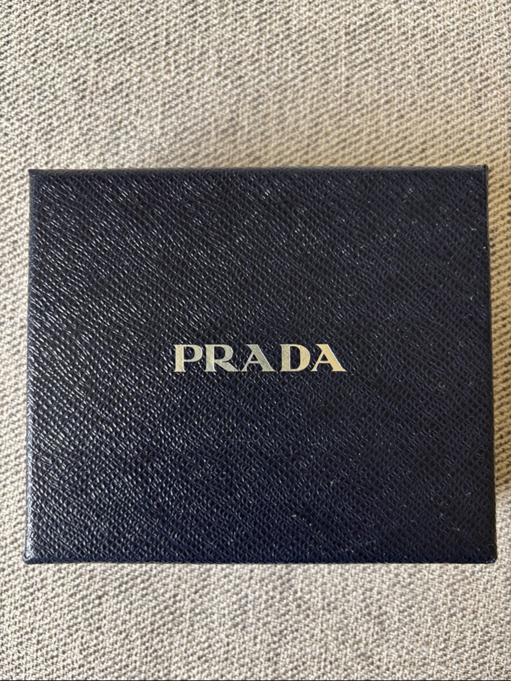 PRADA Saffiano Leather Blue Card Holder / Wallet with COA and Box! - Picture 7 of 8